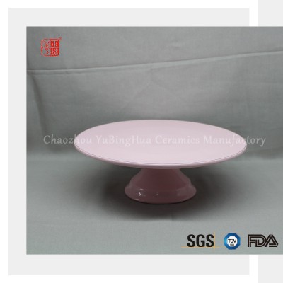 Wholesale factory supply ceramic cake stand for party